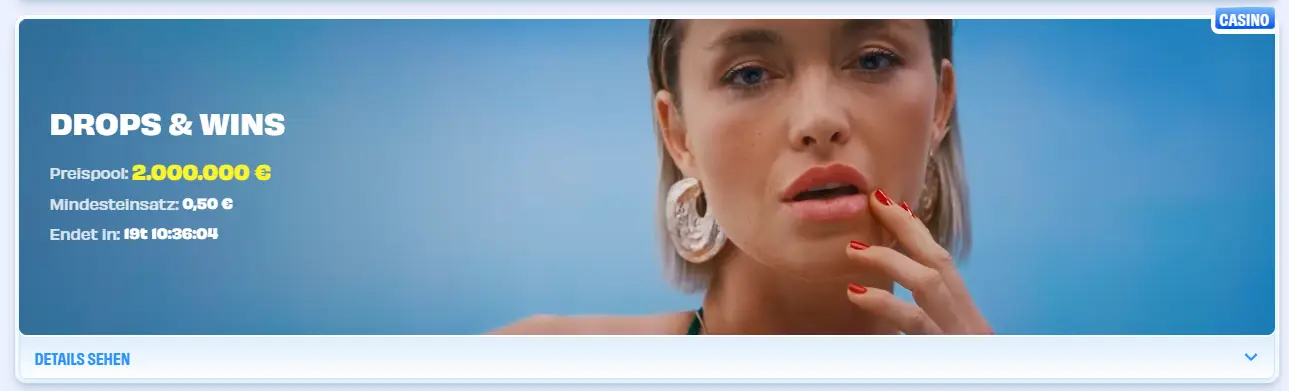 Drops & Wins-Turnier im OnlySpins Casino