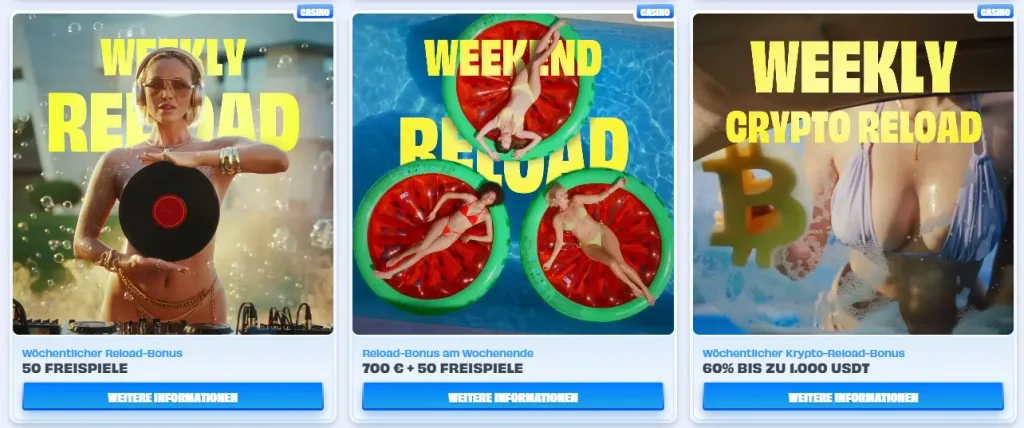 OnlySpins Casino Aktionen